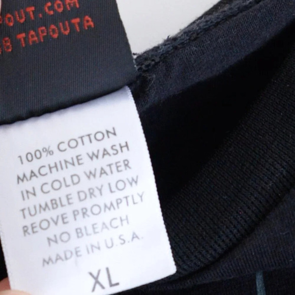 Vintage Tapout Y2K Black White Skull Puff Print Skull Grunge Short Sleeve Shirt - Picture 4 of 11